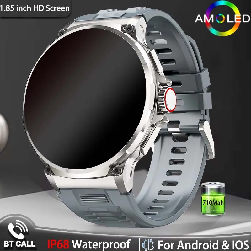 2024 New Men smartwatch HD Bluetooth Call 1.85 