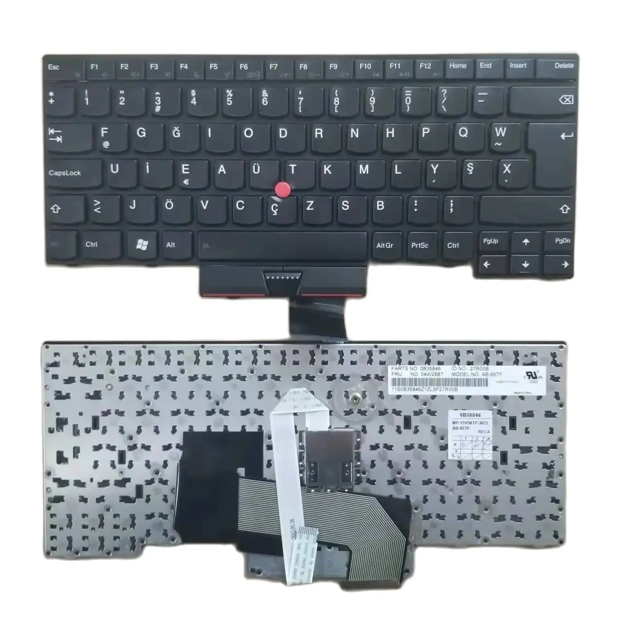 

New For Lenovo ThinkPad Edge E330 E335 E430 E435 E430c Series Turkish TR Laptop Keyboard Black 0B35846 04W2887 AB-85TF