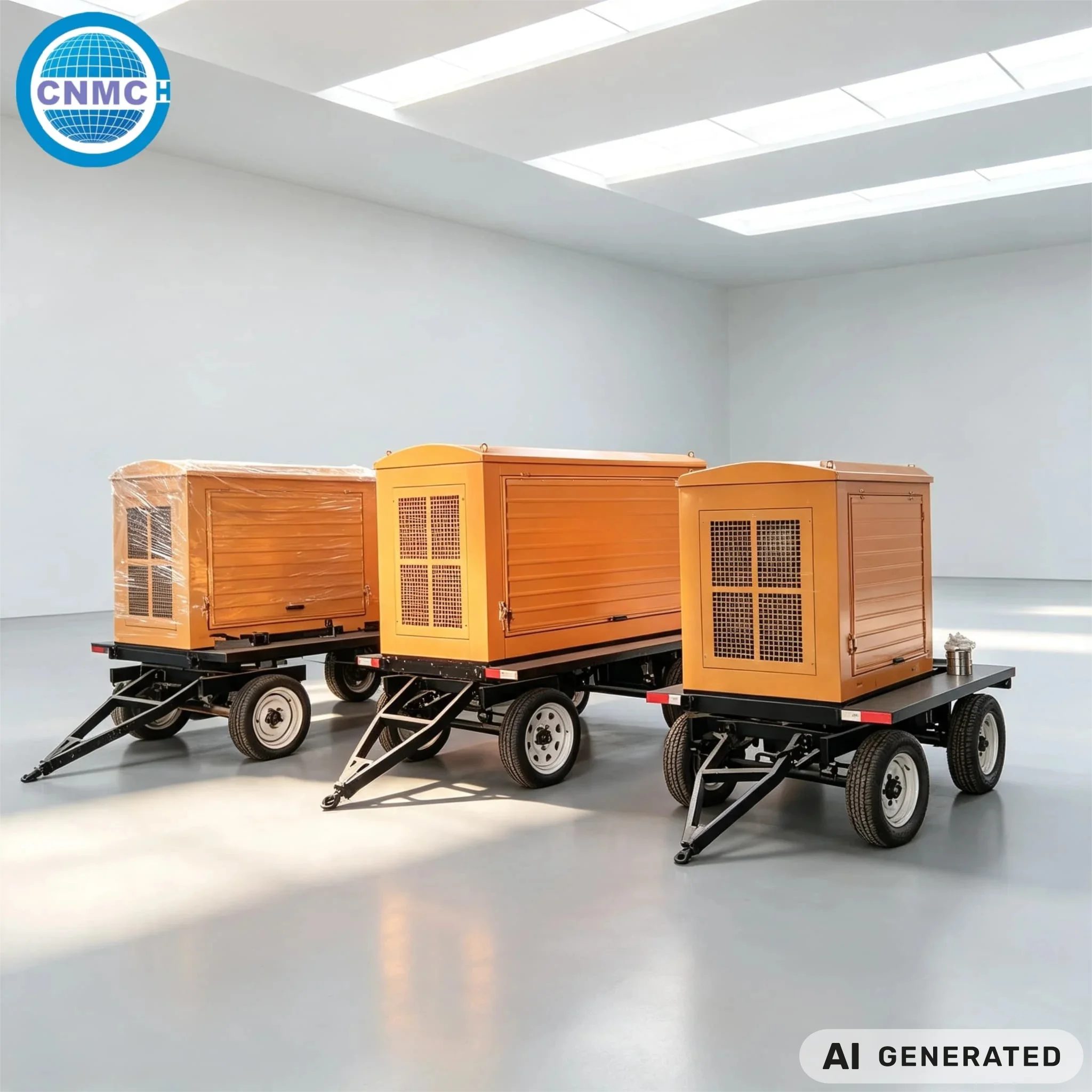 50kw 80kw 100kw 200kw Trailer Type Diesel Generator Weichai Electricity Silent Generator CE Certified Factory Commercial Use