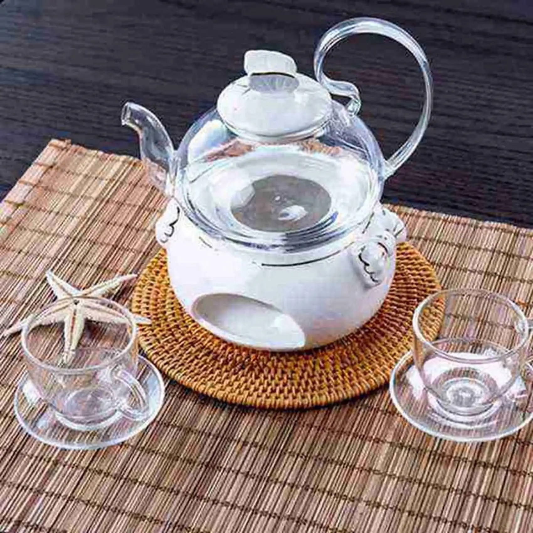 

M11K-12 Pcs Rattan Trivets For Hot Dishes-Insulated Hot Pads,Durable Pot Holder For Table,Heat Resistant Mats For Kitchen