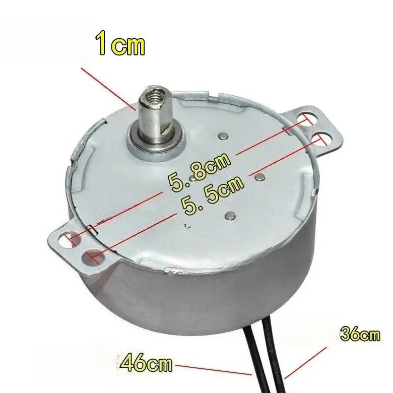 Вентилятор, качающийся синхронный двигатель, универсальный аксессуар для TYJ50-8A7, плоский вал FZ10-15BR Вентилятор, качающийся синхронный двигатель, универсальный аксессуар для TYJ50-8A7, плоский вал FZ10-15BR