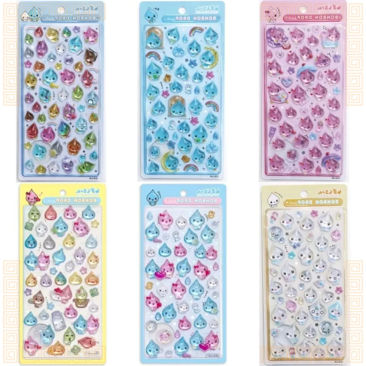 

Kawaii Tamagotchi Stickers - Cartoon Transparent Phone Case Decals, DIY Scrapbook Supplies, Cute Birthday Gift for Friends