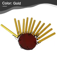 12 Tubes Wind Chime Outdoor Pendant Silver Aluminum Balcony Bells Tubes Coffee Shop Gold Metal Pipe Garden Home Decoration