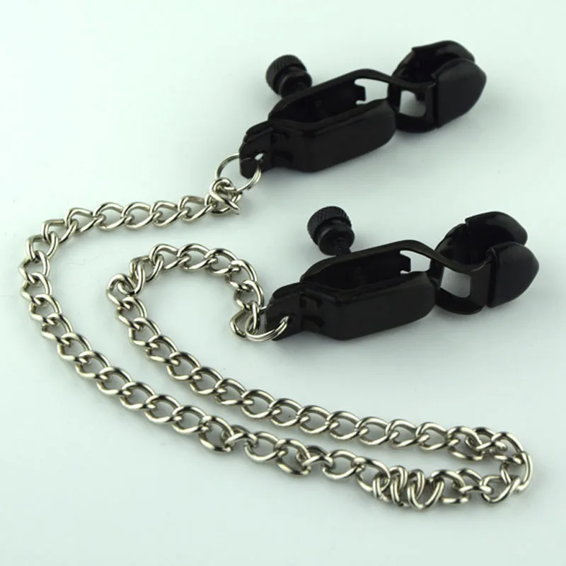 Metal Chain Nipple Clamps nipple stimulator Clips Sex Toys For Couples  Slave Fetish breast clamp sex game erotic adult bdsm toy view 6