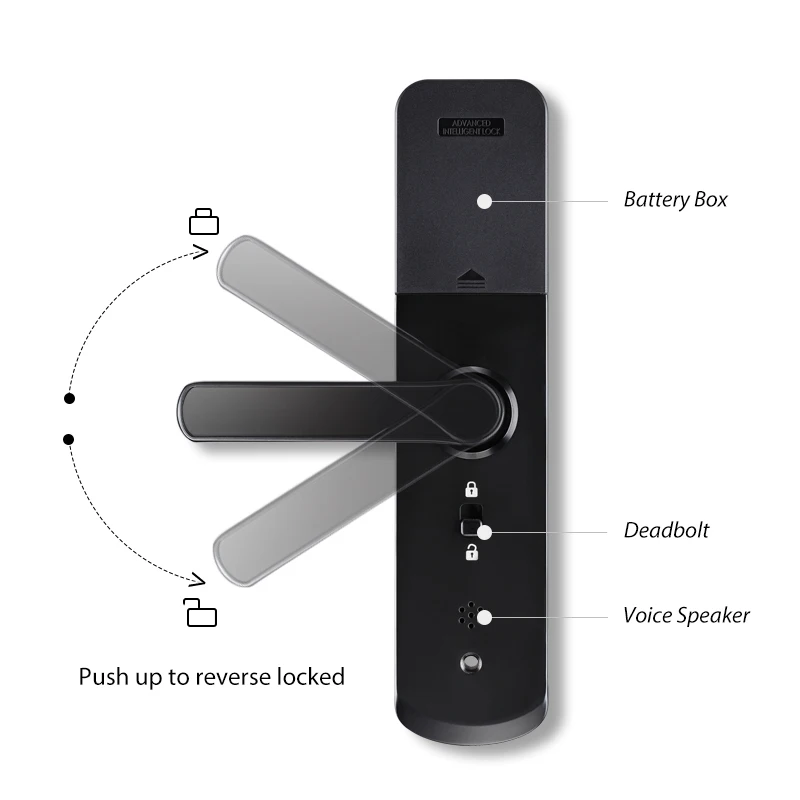 Euro mortise 6068 5572 Smart door lock Fingerprint Tuya Wifi Ttlock IC card Code Keyless entry Home Security digital door lock