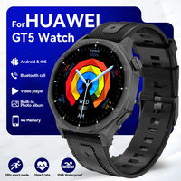 For HUAWEI NEW SmartWatch Player 3D AOD Mode Waterproof Smart Bracelet 4GB Amoled Screen Video Music Wireless Charger Smartwatch