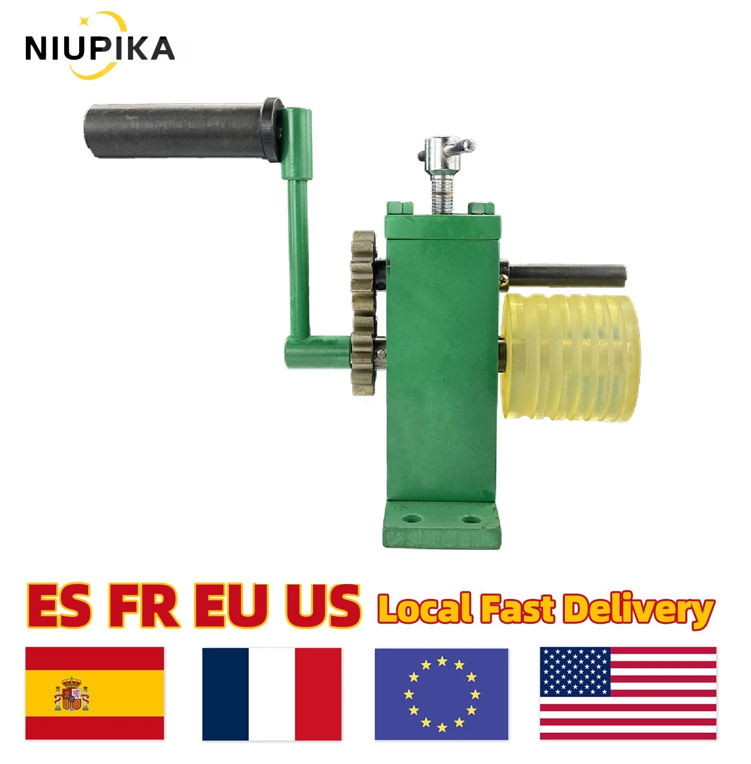 NIUPIA Bracelet Round Hand Cranking Machine Mini Rolling Mill Manual for Hoop Jewelry DIY Tools & Equipments