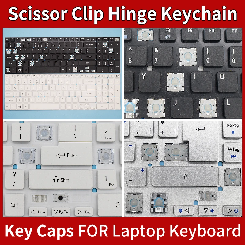 Replacement Keycaps Scissor Clip Hinge For Packard bell easynote P5WS0 p5ws5 P7YS0 p7ys5 Q5WS1 LS11 LS11HR caps keyboard Keychai