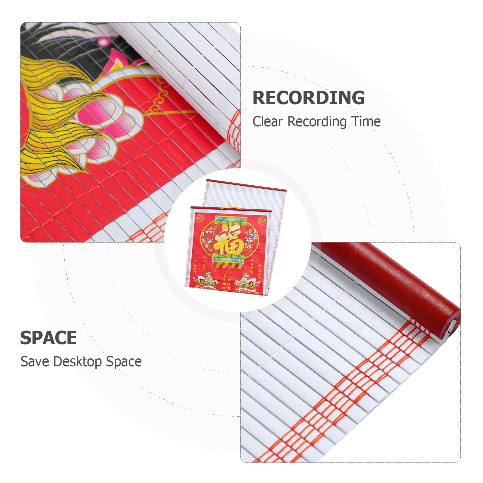 2026年 中国の旧暦 壁掛けスクロール 馬年 伝統的な風水装飾品 家庭用機能的な時間管理