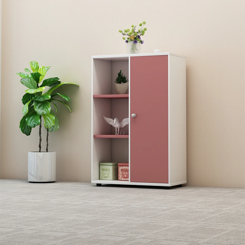 

Office File Cabinet Floor Cabinet Wooden Low Locker DataPartition Sundries Storage Long