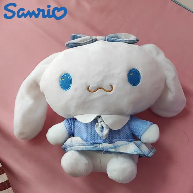 25~60cm Sanrio Cinnamoroll Plush Toy Sleeping Anime Pillow Kawaii Cartoon Stuffed Soft Dolls Room Decoration Toys For Kids Gifts