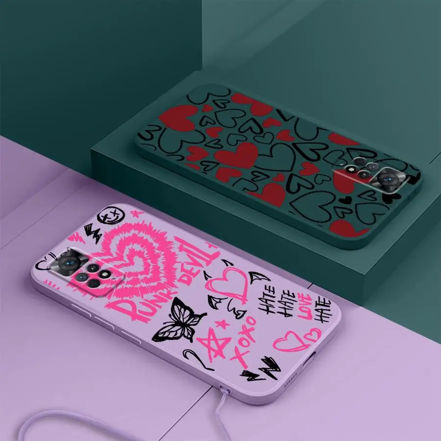 Loving Heart Case for Xiaomi Redmi Note 10 11 Pro 11s 10 13 12 ProPlus 14 Pro Plus 10Lite 12s Soft Cover