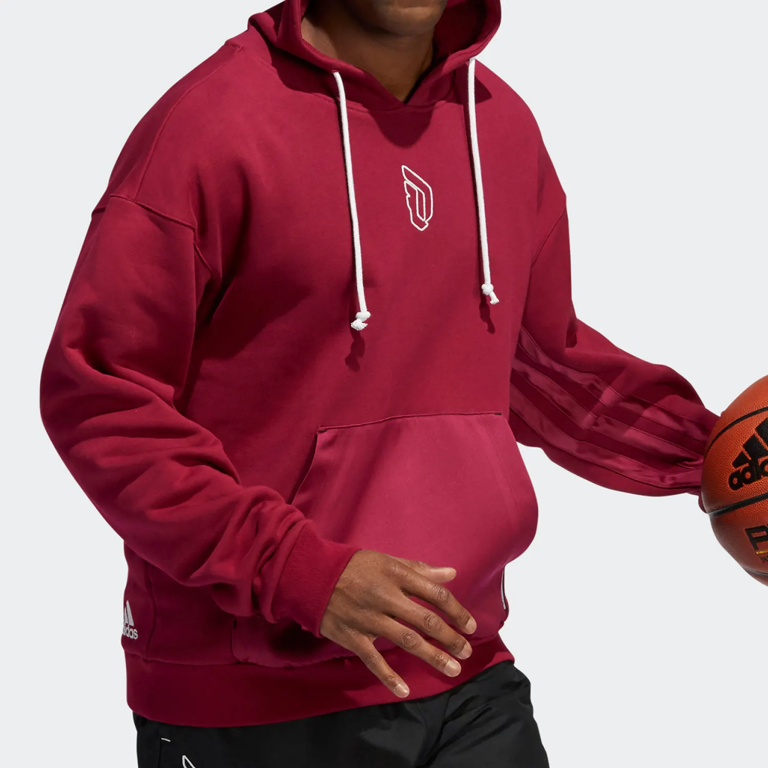 هوديي رياضي للرجال لكرة السلة الجديد للموسم الأصلي من أديداس HB5466