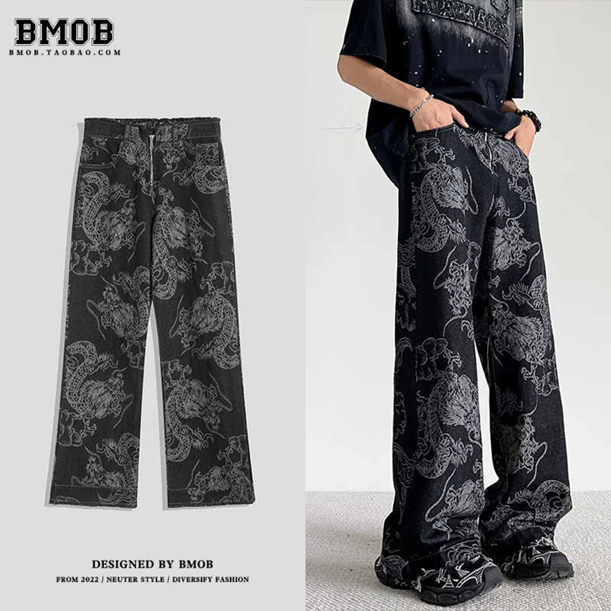 

Женские черные готические брюки с принтом Y2k, уличная одежда 90-х годов, широкие брюки в стиле эмо, винтажные брюки в стиле Харадзюку с высокой талией, одежда 2024