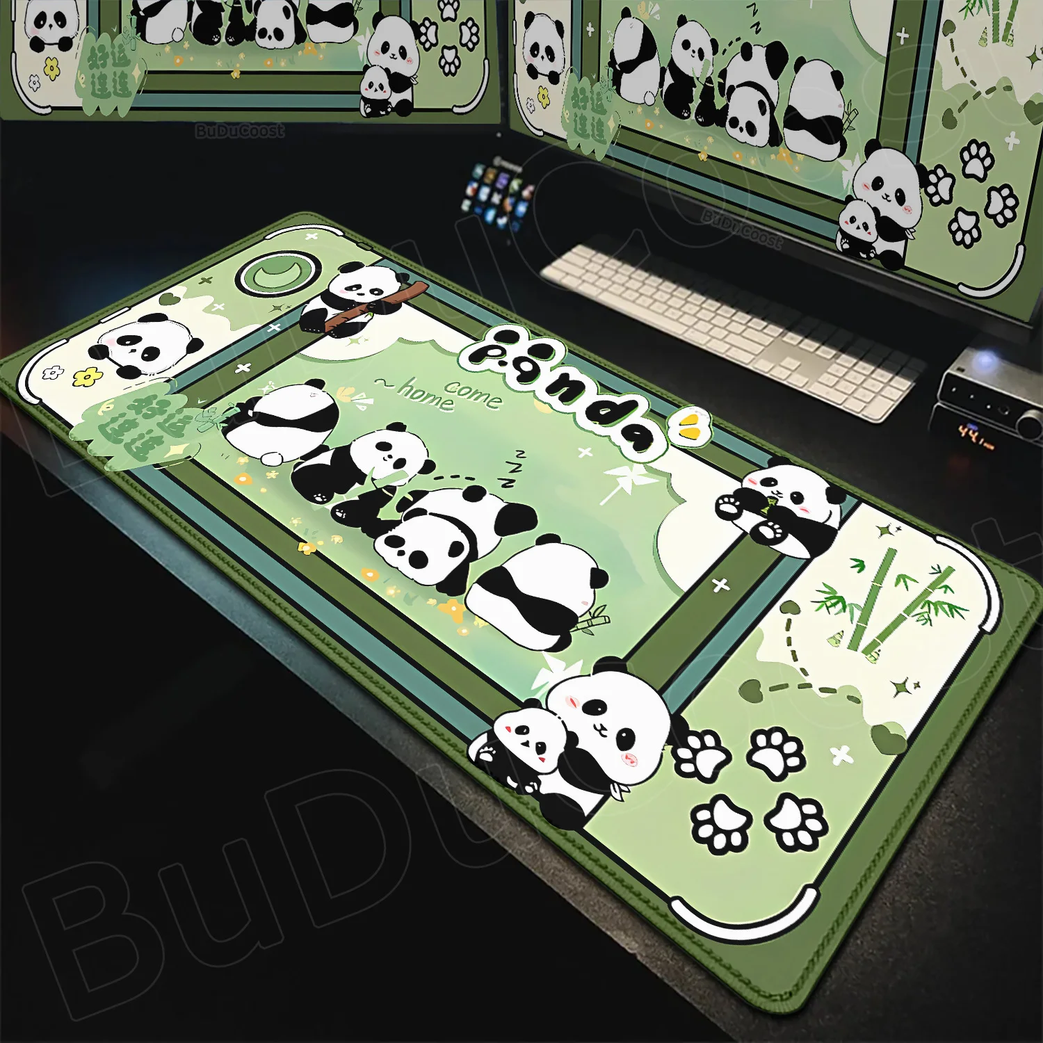 

Cute Cartoon Panda Mouse Pad Gamer Desk Mat Gaming Office Mousepad XXL Mouse Mat Large Keyboard Mats Desk Pad Computer Mousepads