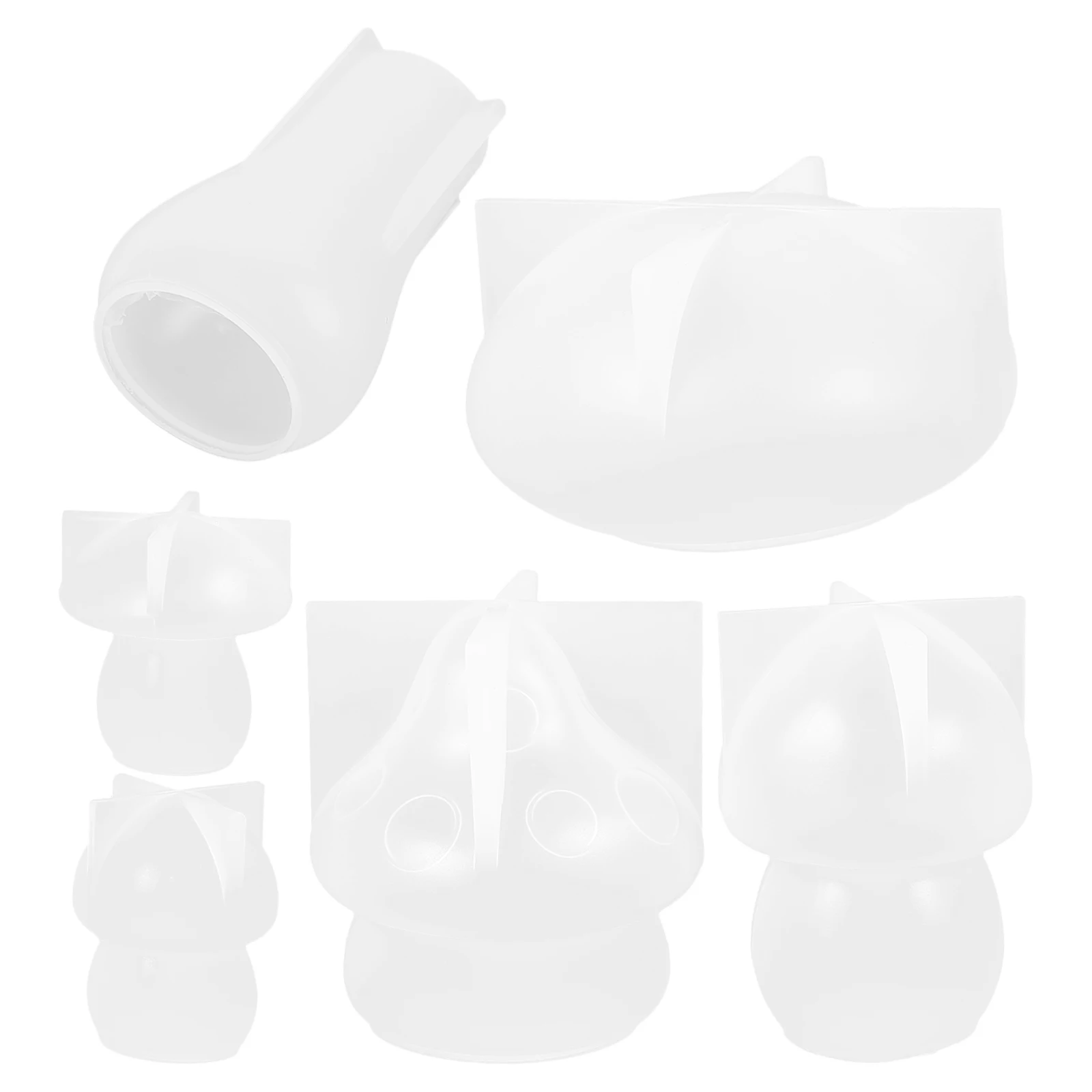 

6pcs Crafts Making Mold Decoration Mold Silicone Crafts Mould Flexible Handicraft DIY Casting Jewelry Accessories