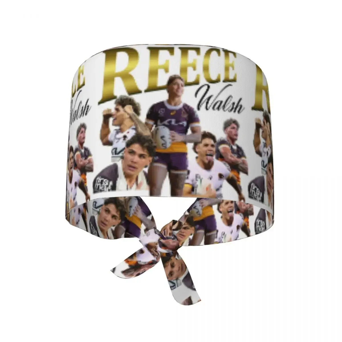 Reece Walsh Collage 2.0 Scrub Hat Doctor Working Surgical Cap Men Women Adjustable Nursing Caps for Dentist