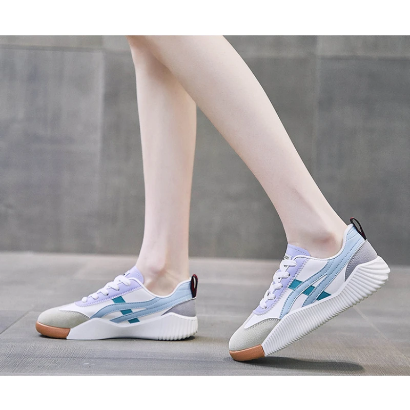 Women Fashion Trend Outdoor Jogging Casual Flats Sneakers Female White Vulcanized Platform Shoes Girls Tenis Trainers Footwear