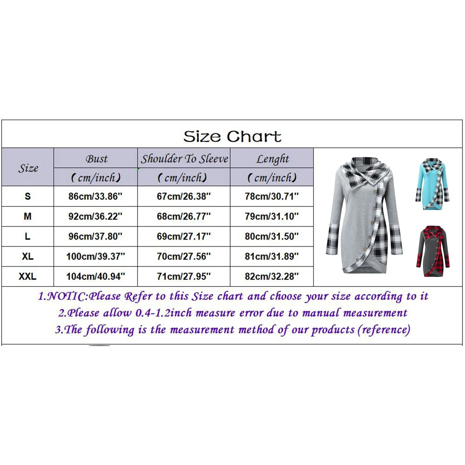 Plaid Patchwork Frauen lange T-Shirts Vintage Mode Langarm Stehkragen Kreuz Saum Tunika Sweatshirt Harajuku Mini kleid