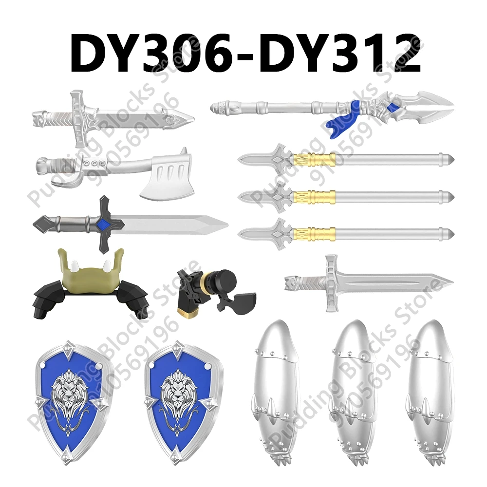 DY306-DY312 Compatible with Action Figures Part Bricks DY306 DY307 DY308 DY309 DY310 DY311 DY312 Building Block Accessories Toys