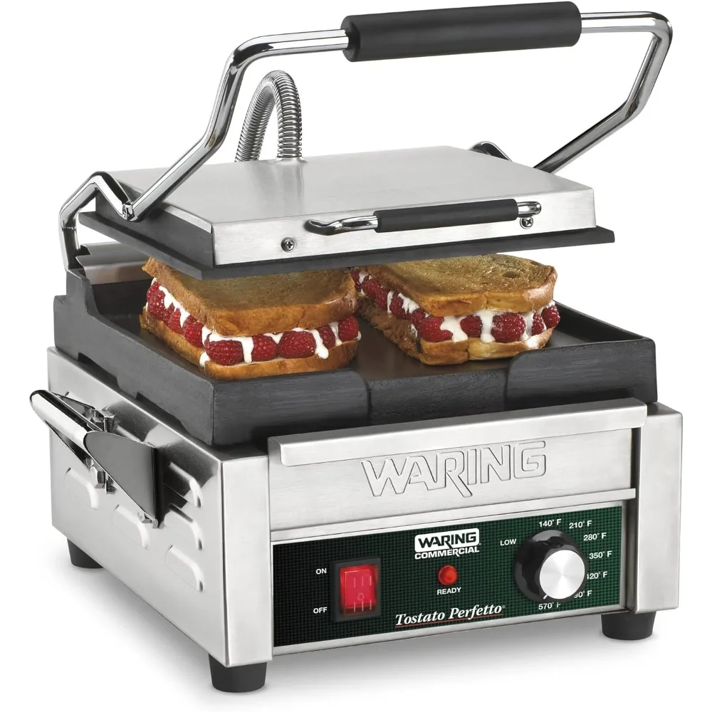 Commercial WFG150 Tostato Perfetto® Compact Flat Toasting Grill, 120V, 1800W, 5-15 Phase Plug