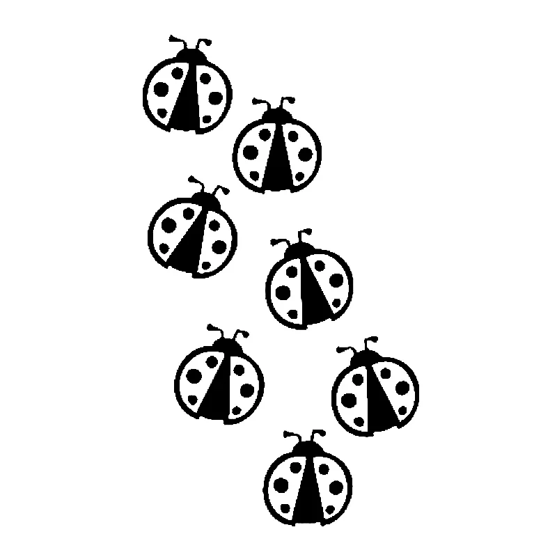 

Автомобильная наклейка с милой божьей коровкой, креативные внешние аксессуары, мотоциклетная наклейка, ПВХ водонепроницаемая Солнцезащитная пленка 20 см