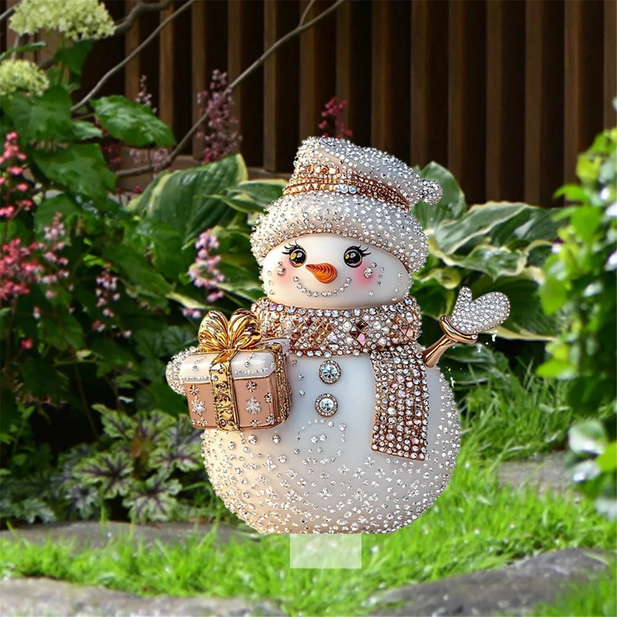 A71P Fairy Tale World جميل الثلج حديقة داخلي وخارجي الاكريليك الديكور مقاوم للماء قلادة مقاومة للاهتراء #3