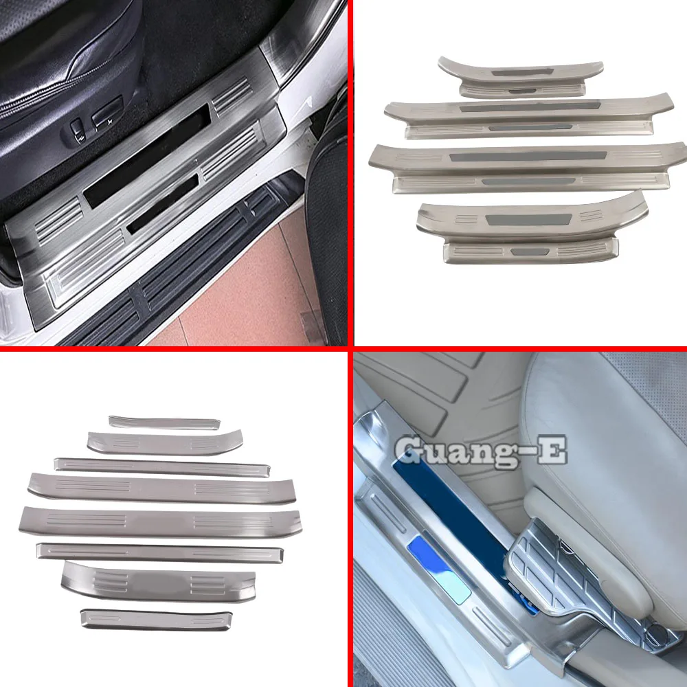 Car Stick Frame For Toyota Prado FJ150 2010 2011 2012 2013 2014 2015 2016 2017 2018 2019 Pedal Door Sill Scuff Plate Threshold