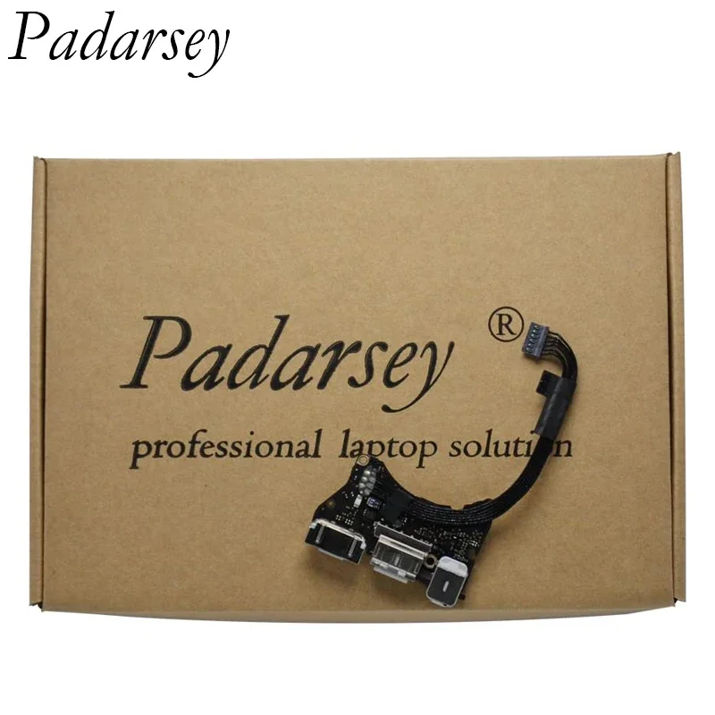 

Совершенно новая плата ввода-вывода Padarsey 923-0430 с USB-аудиоразъемом постоянного тока 2, совместимая с разъемом постоянного тока для MacBook Air 11 дюймов A1465 2013 2014 2015 лет