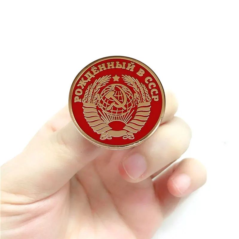 Superior Quality Soviet Space Astronautics Enamel Pin Medal Brooch Boctok CCCP Rocket Cosmonaut World War Jewelry Gift Wholesale