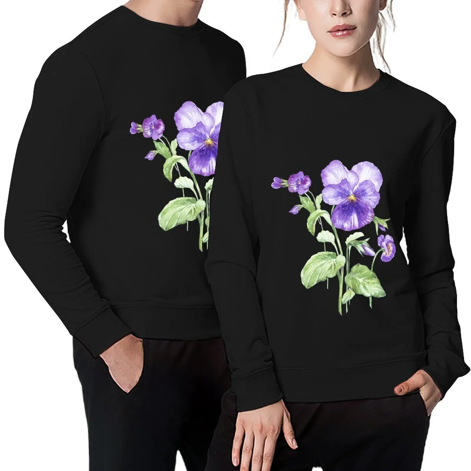 

Pansy Pullover mens clothing graphic t shirts men men's coat men wear hooded sweatshirt for men