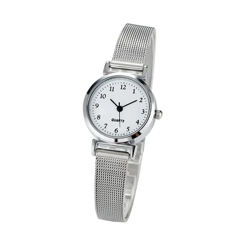 Frauen Silber Armband Uhren Kleine Frauen Armbanduhr Frauen Uhren Mode frauen Uhren Uhr Reloj Mujer Relogio feminino