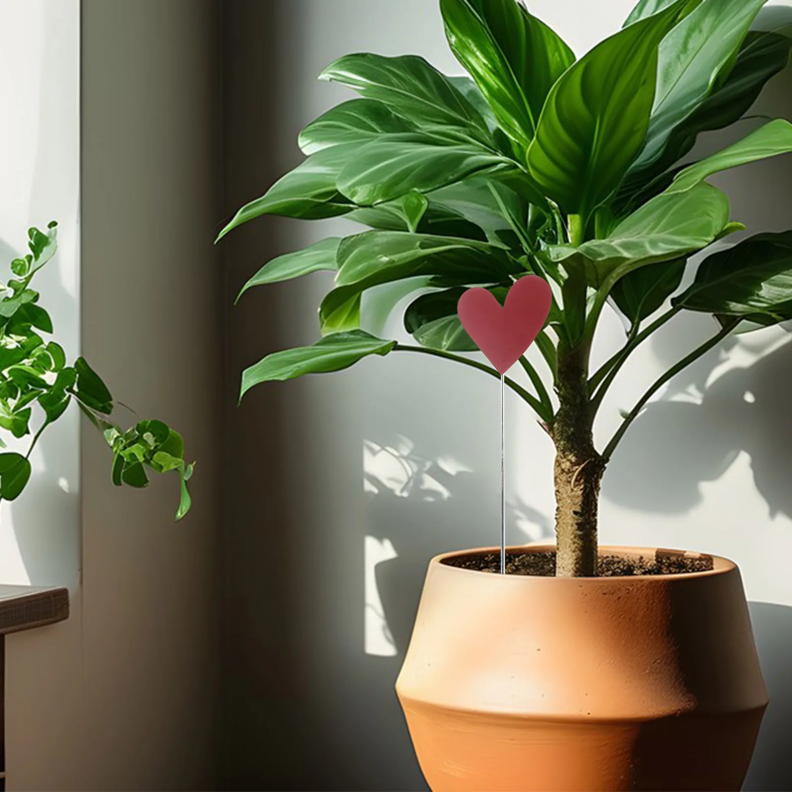 

Heart Garden Stake 16.11inch Metal Valentine's Day Decor Indoor Outdoor Bonsai Flower Planter Ornament Love Yard Decoration