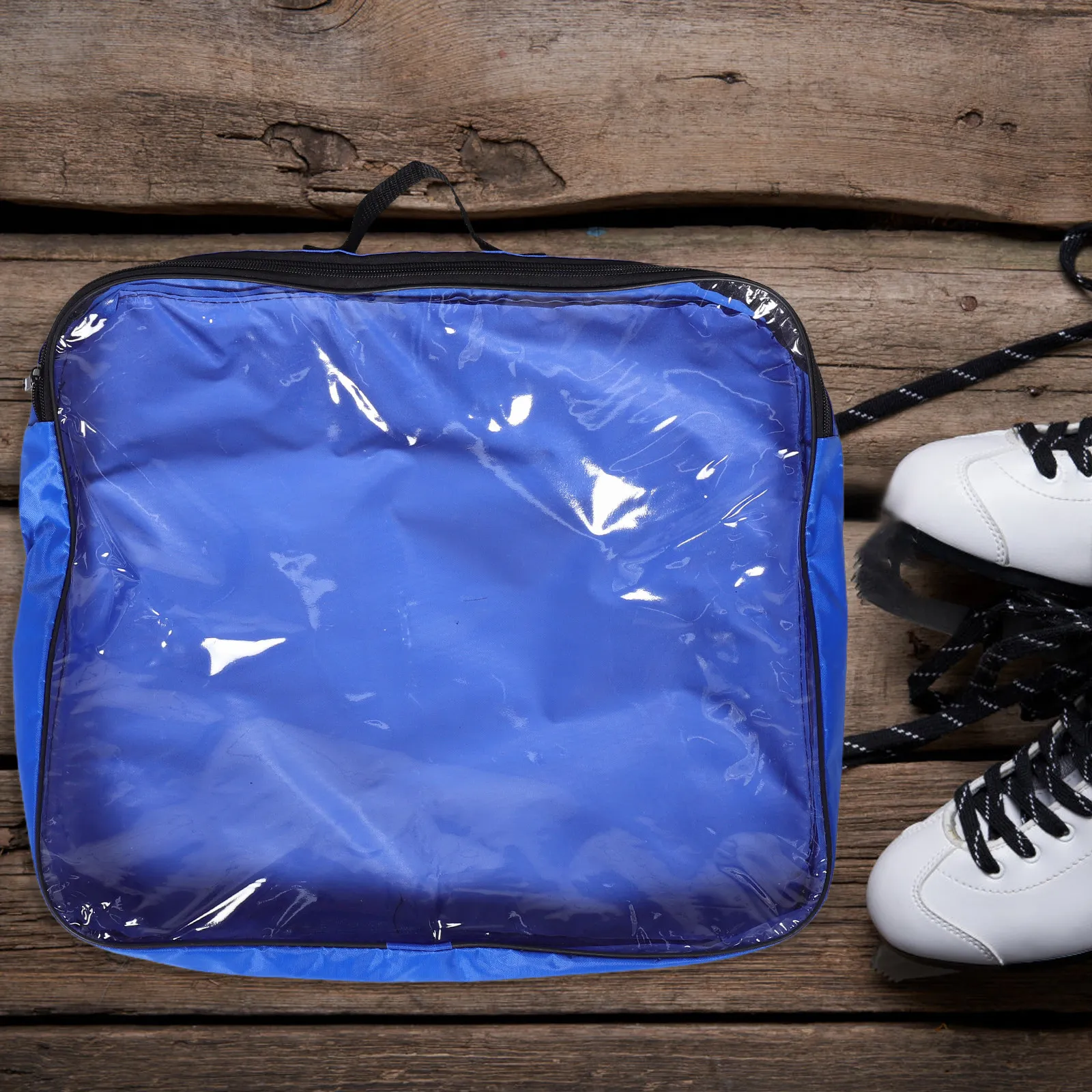 

2Pcs Ice Skates Storage Bag Large Capacity Breathable Oxford Cloth Roller Skate Organizer Portable Carrying Case Outdoor