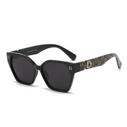 Lunettes de soleil de marque de luxe pour hommes et femmes, nouvelle mode, yeux de chat, glamour, tendance