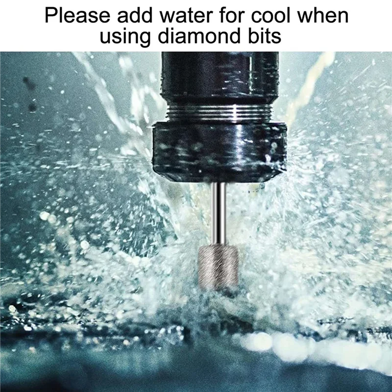 A95I-Stone Carving Set,60PCS Diamond Burr Bits For Stone Rocks Glass Ceramics Dremel Rotary Tools(4Mm 5Mm 6Mm 8Mm 10Mm 12Mm)