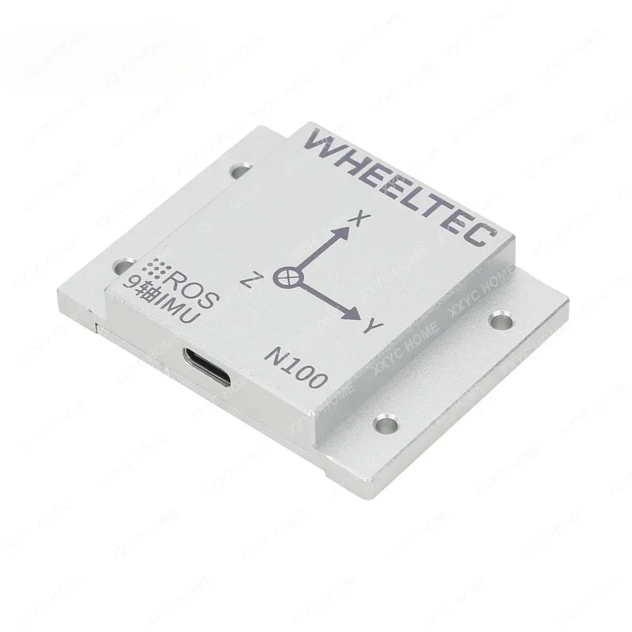 WHEELTEC N100 IMU Module W/ Metal Shell 9-Axis Attitude Sensor Magnetometer USB Serial Port Output