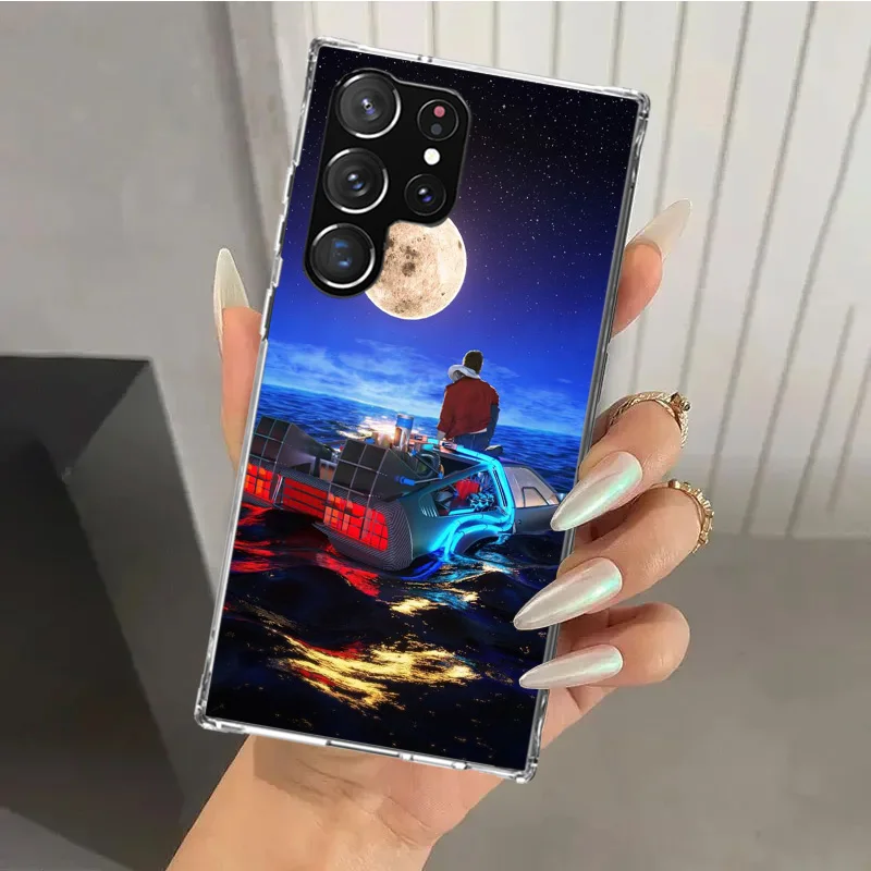 Back To The Future TV Phone Case for Samsung Galaxy S25 S24 S23 Ultra S22 S21 Plus S20 FE S10 + S10E S25U Soft Print Shell S24 S
