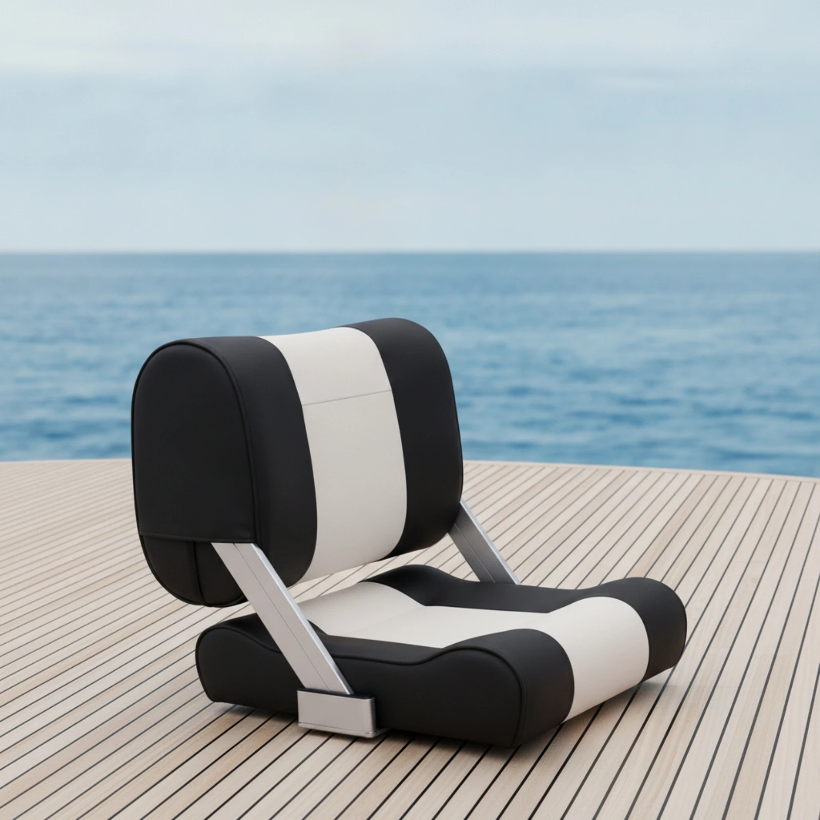 Boat Pilot Chair Upholstered Pilot Chair Bucket Seat Sleek Furniture Ergonomic for Anglers, Helm Station