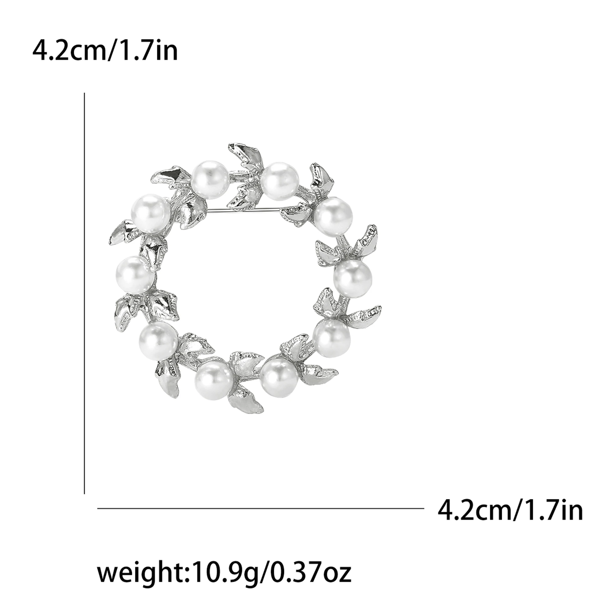 Stylish Pearl Wreath Brooches  - đánh giá và giá Event Party