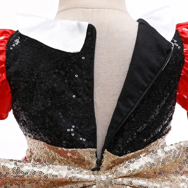 QQ38 화려한 공주 드레스 생일 부활절 코스프레 의상 어린이 의상 아기 소녀 의류 12개월 이상