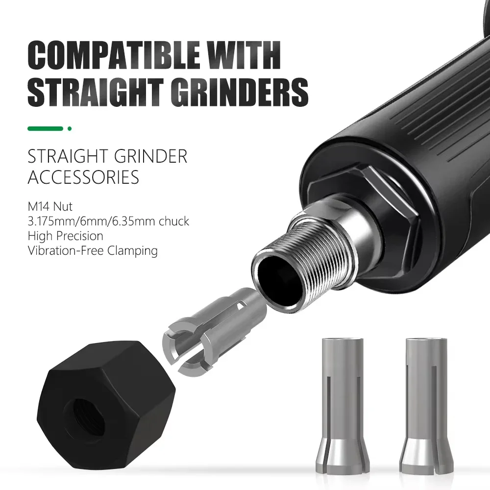 M14 6mm 1/4 1/8 Engraving Machine Chuck Nut Electric Router Milling Cutter Accessories