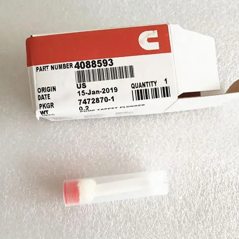 

1Pcs 3973228 metal plunger 4088593 plunger Diesel common fuel pump CCR1600 4954200 White ceramic Plunger 4088593