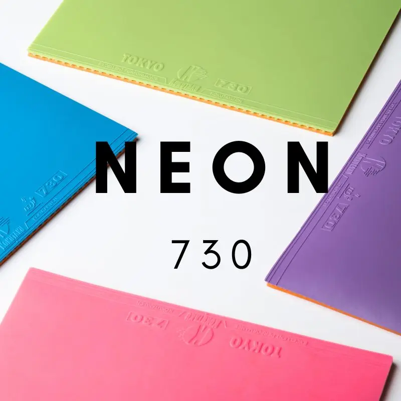 KOKUTAKU NEON 730 TOKYO Colorful Table Tennis Rubber Professional High Spin Speed Elastic Offensive Ping Pong Sponge