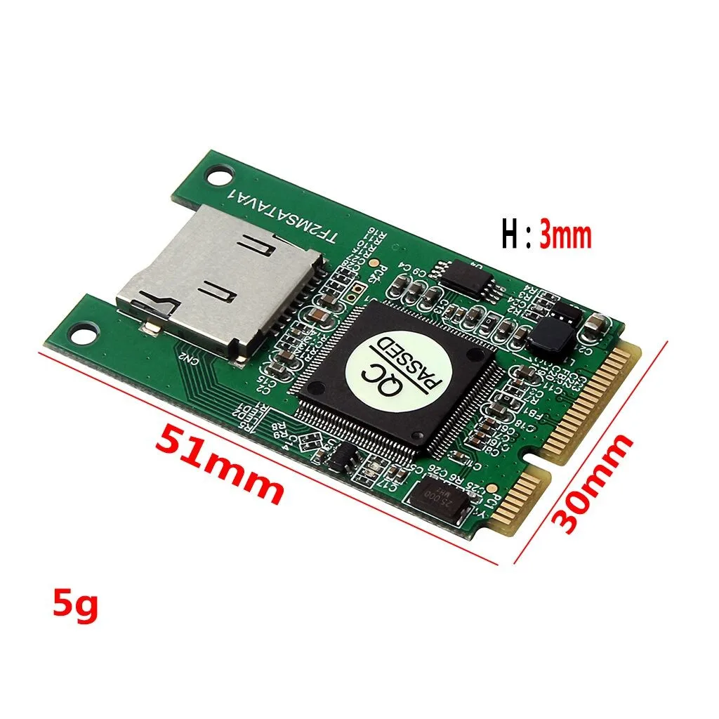 SP M2 MSATA To Micro SD SDHC SDXC TF card Rearder T-Flash Card MSATA Card Adapter Embedded industrial mobile SSD