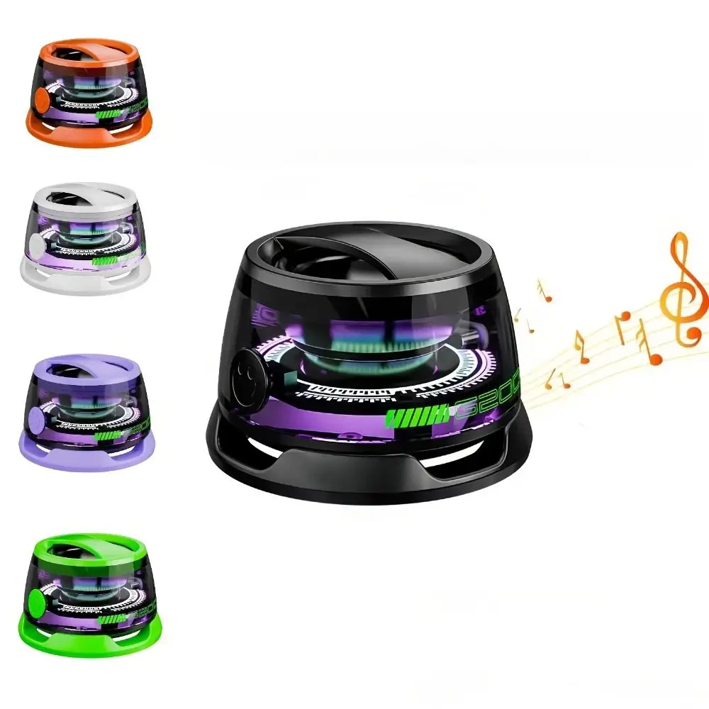 

2-in-1 Mini Bluetooth Speaker Magnetic with RGB Lighting Wireless Sound Box Stereo Sound Subwoofer High Sound Quality