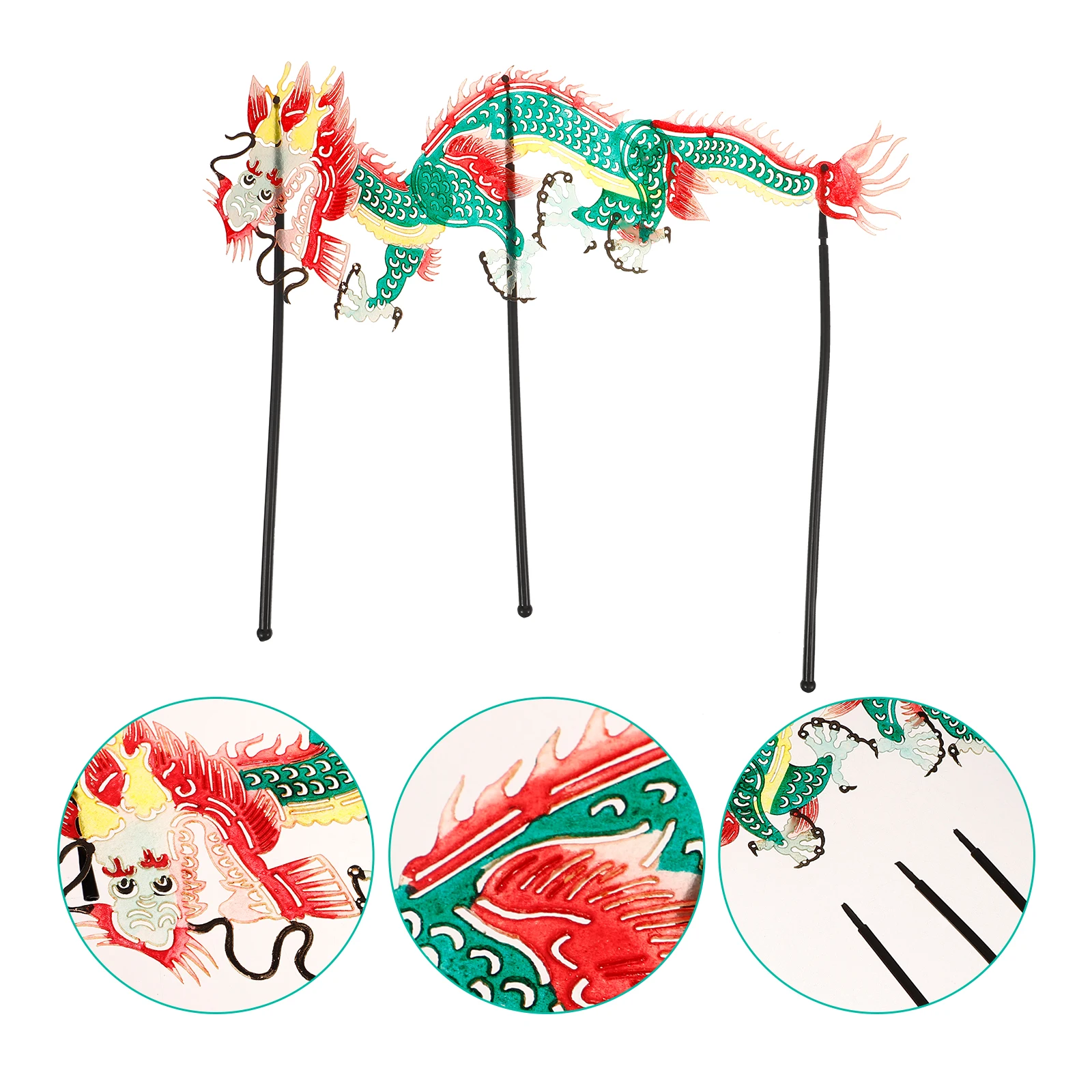 Accesorios de marionetas de sombra, Kits de modelos chinos, marionetas tradicionales para adultos, juguete de papel para niños, juguetes para niños