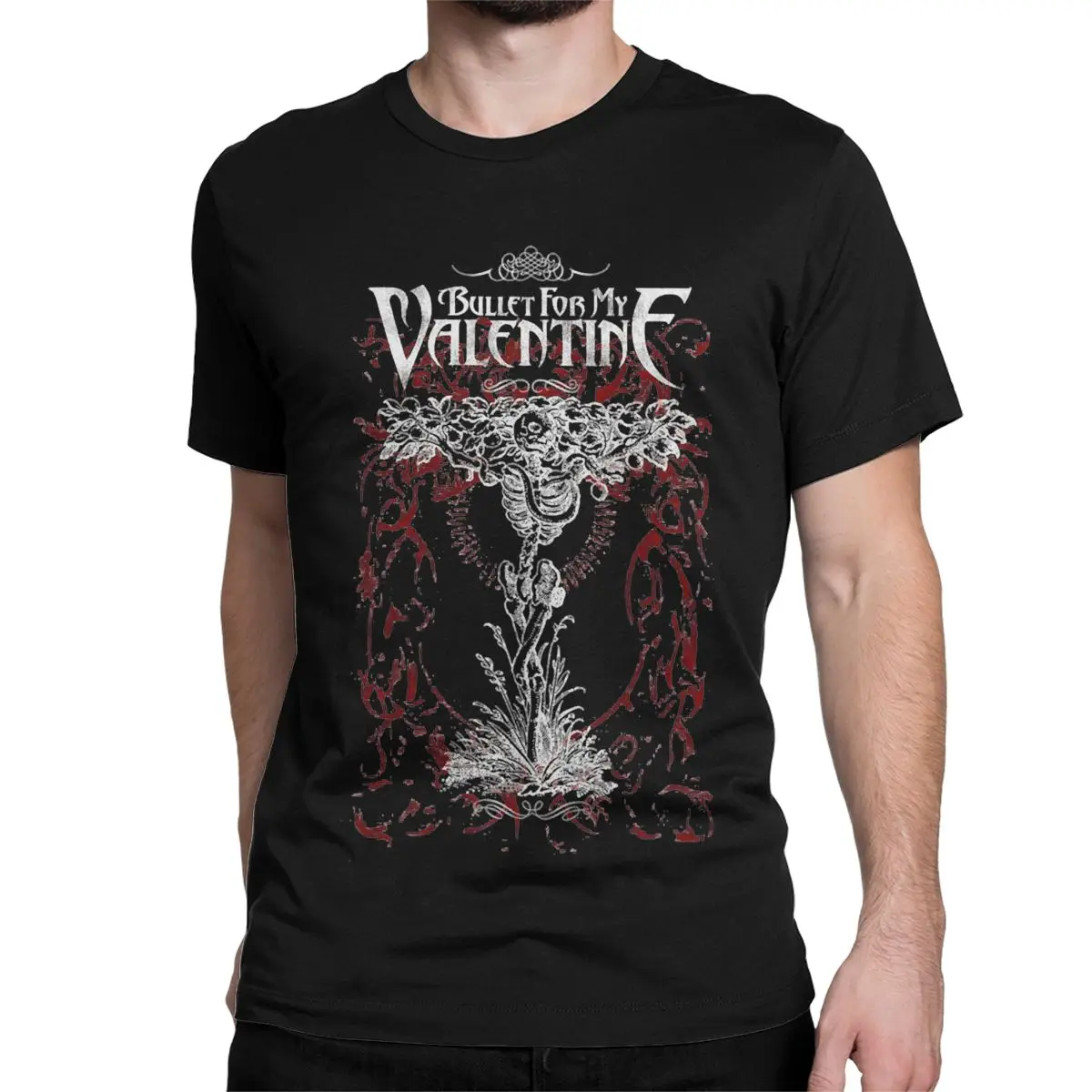 Men Women Metal Bullet For My Valentine T Shirt Music 100% Cotton Clothes Short Sleeve Tee Shirt Birthday Present T-Shirt