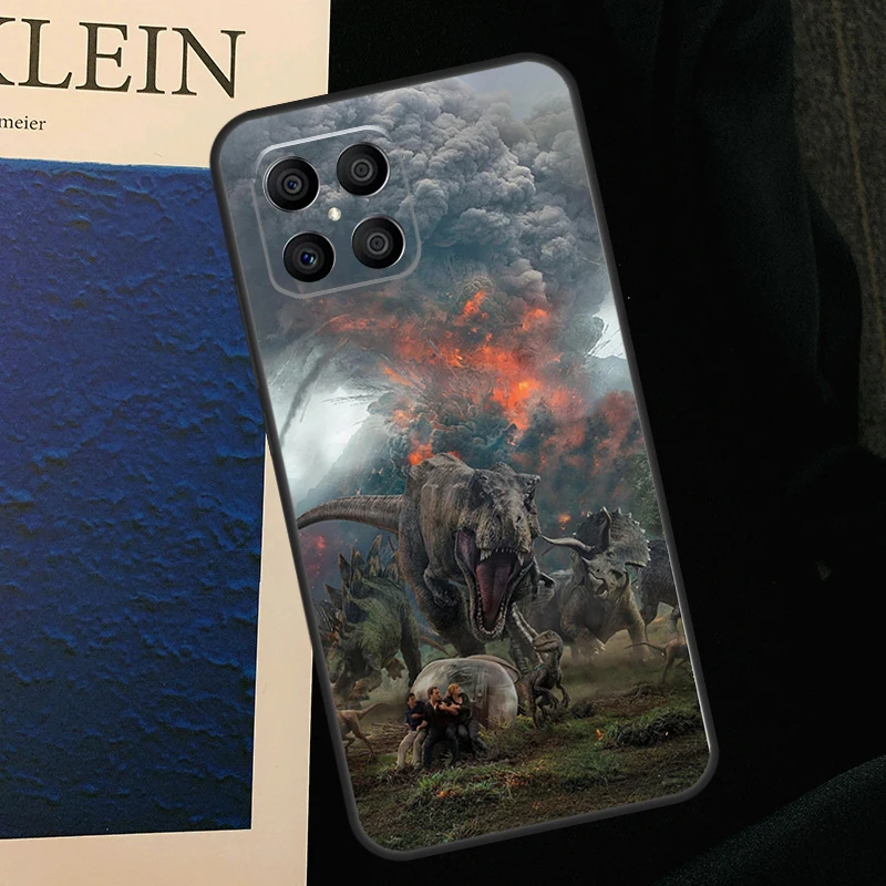 Dinosaur Jurassic Park Case For Huawei P20 P30 P40 P50 Pro Lite P Smart 2019 Nova 5T 9 Honor X7 X8 X9 50 Cover