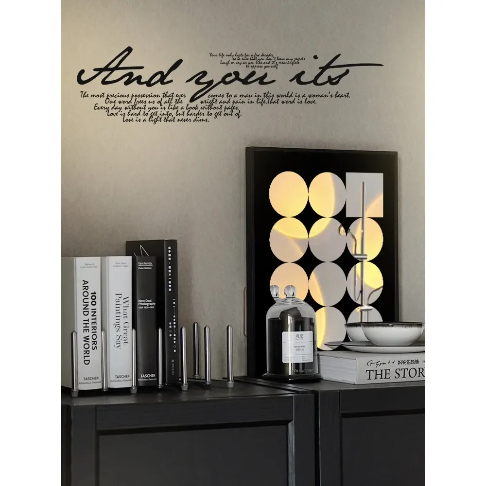 

Nordic Luxury Acrylic Mirror Decorative Hanging Picture for Living Room Dining Room Modern Tabletop Craft Ornaments